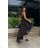 Women's Plus Size (42-46) Long Elegant Party Sleeveless Dress POLISH FASHION PMLBC23265-10 black 34