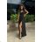 Women's Plus Size (42-46) Long Elegant Party Sleeveless Dress POLISH FASHION PMLBC23265-10 black 34