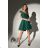 Women's sleeveless elegant party carmen dress (34-40) POLISH FASHION PMLBC23277-13 green 40