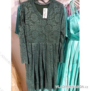 Women's Long Sleeve Lace Dress (S/M ONE SIZE) ITALIAN FASHION IMH23011