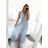 Women's Long Elegant Strapless Prom Dress (S/M ONE SIZE) ITALIAN FASHION IM322500