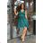 Women's elegant party sleeveless dress (34-40) POLISH FASHION PMLBC23271-13 green 34