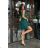 Women's elegant party sleeveless dress (34-40) POLISH FASHION PMLBC23271-13 green 34