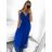 Women's long elegant tulle strapless dress (S/M ONE SIZE) ITALIAN FASHION IM922013