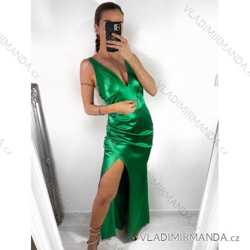 Women's long elegant strapless dress (S/M ONE SIZE) ITALIAN FASHION IMPBB23A10953