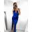 Women's long elegant strapless dress (S/M ONE SIZE) ITALIAN FASHION IMPBB23A10953