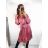 Elegant mini strapless dress for women (S / M ONE SIZE) ITALIAN FASHION IMWD221538 S/M pink