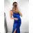 Women's long elegant strapless dress (S/M ONE SIZE) ITALIAN FASHION IMPBB23A10562