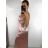 Women's Long Elegant Sleeveless Dress (S/M ONE SIZE) ITALIAN FASHION IMPBB23b22861