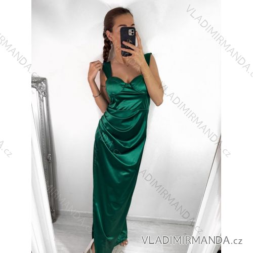 Women's Long Elegant Sleeveless Dress (S/M ONE SIZE) ITALIAN FASHION IMPBB23b22861