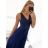 Women's long party dress with straps (S/M ONE SIZE) ITALIAN FASHION IMPSH2261102/DUsv. pink