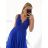 Women's Sleeveless Lace Party Long Dress (S/M ONE SIZE) ITALIAN FASHION IMM2318805/DU