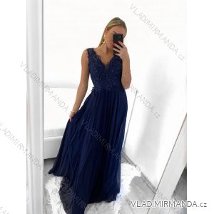 Women's long elegant dress with straps (S/M ONE SIZE) ITALIAN FASHION FMPRP23DF8657