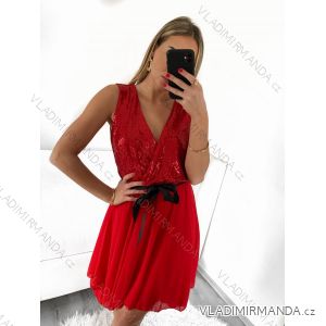 Women's elegant strapless dress (S/M/L ONE SIZE) ITALIAN FASHION IM623ADRIANA/DU