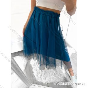 Women's Long Tulle Skirt (S/M ONE SIZE) ITALIAN FASHION IMWA23096/DU