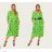 Dress 3/4 sleeve women's plus size (2XL/3XL ONE SIZE) POLISH FASHION PMLSF22SONA-23/DU 2XL/3XL blue