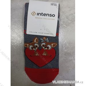 Women's Happy Thin Valentine's Socks (35-37, 38-40) POLISH FASHION DPP23002