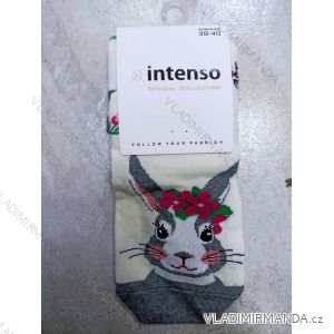 Women's Happy Thin Hare Socks (35-37, 38-40) POLISH FASHION DPP23006