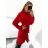 Women's long fleece coat (M / L ONE SIZE) ITALIAN FASHION IMD211105 béžová M / L