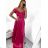 Women's Long Elegant Carmen Dress (S/M ONE SIZE) ITALIAN FASHION IMPBB23B22735