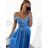 Women's Long Elegant Carmen Dress (S/M ONE SIZE) ITALIAN FASHION IMPBB23B22735