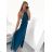 Women's Dress Long Straps Variable Tie (S/M/L/XL ONE SIZE) ITALIAN FASHION IMM223000HG - Fuchsia Pink - S/M