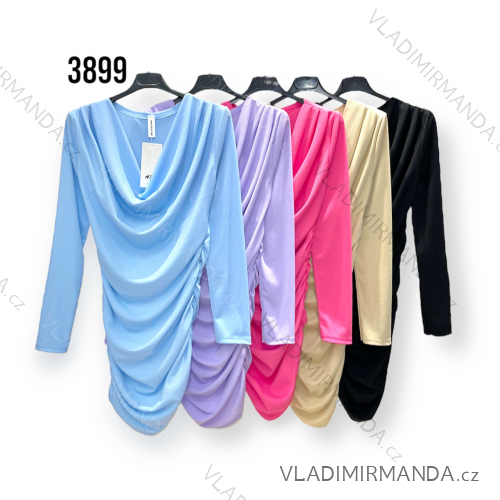 Women's Elegant Long Sleeve Blouse (S/M ONE SIZE) ITALIAN FASHION IMM23MS53757