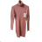 Women's Cashmere Long Sleeve Turtleneck Knit Dress (S/M ONE SIZE) EBELIEVE MA722S-3120/DU2 L/XL Old Pink