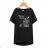 Women's short sleeve T-shirt (S/M ONE SIZE) GLO STORY GLO23WPO-3320