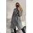 Women's long fleece coat (M / L ONE SIZE) ITALIAN FASHION IMD211105 béžová M / L