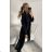 Women's long fleece coat (M / L ONE SIZE) ITALIAN FASHION IMD211105 béžová M / L