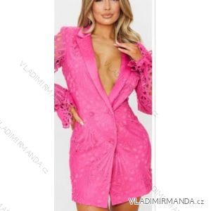 Summer long sleeve flowered women's dress (UNI S / L) ITALIAN FASHION IMK20150