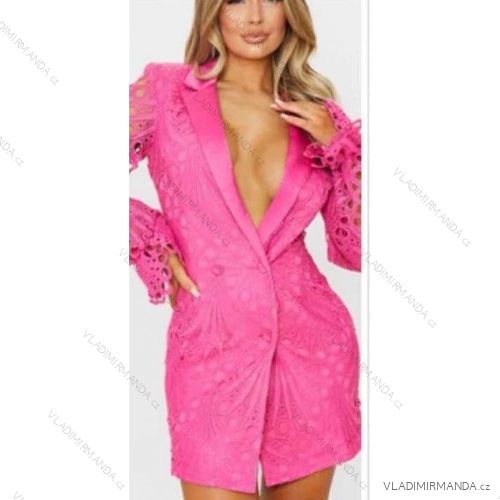 Summer long sleeve flowered women's dress (UNI S / L) ITALIAN FASHION IMK20150