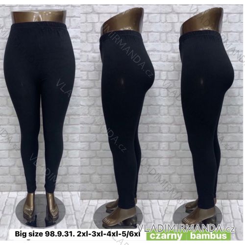 Women's Long Bamboo Leggings Plus Size (2XL-6XL) TURKISH FASHION TMWL2398-9-36