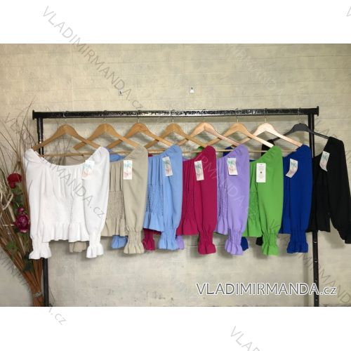 Women's Long Sleeve Tunic/Blouse (S/M ONE SIZE) ITALIAN FASHION IMPGM234534