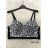 Women's Strappy Crop Top (S/M ONE SIZE) ITALIAN FASHION IMPGM231169