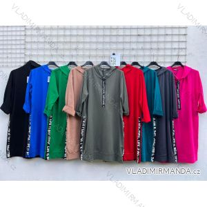 Women's Long Sleeve Sweatshirt Dress (S/M/L ONE SIZE) ITALIAN FASHION IMD22777