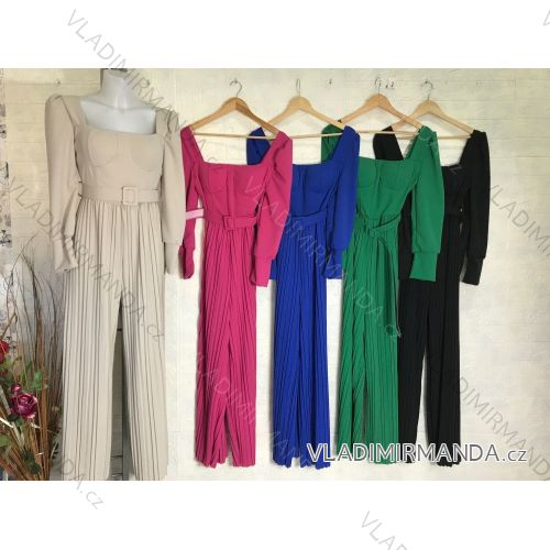 Women's Long Long Sleeve Jumpsuit (S/M ONE SIZE) ITALIAN FASHION IMPGM232358