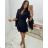 Women's Elegant Coat Long Sleeve Dress (S/M ONE SIZE) ITALIAN FASHION IMPGM2323037