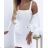 Women's Long Sleeve Strap Dress and Sweater Set (S/M ONE SIZE) ITALIAN FASHION IMPOC237210y