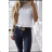 Women's Short Sleeve Lace Blouse (S/M ONE SIZE) ITALIAN FASHION IMPOC23935