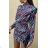 Women's Elegant Belt Long Sleeve Dress (S/M ONE SIZE) ITALIAN FASHION IMM23UN6139