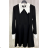 Women's Elegant Collar Long Sleeve Dress (S/M ONE SIZE) ITALIAN FASHION IMPLP2334043075