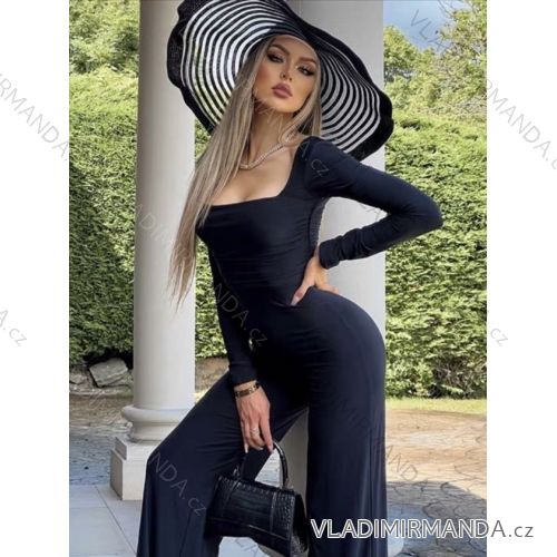 Women's Long Sleeve Jumpsuit (S/M ONE SIZE) ITALIAN FASHION IMPLP2326729010