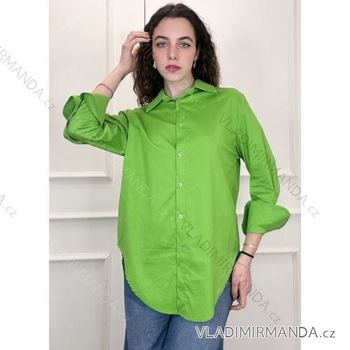 Women's Long Sleeve Shirt (S/M ONE SIZE) ITALIAN FASHION IMPLP2317350095