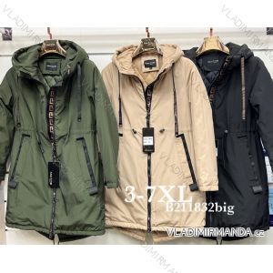 Women's Plus Size Spring Hooded Parka Jacket (3XL-7XL) POLISH FASHION PMLB23B211832