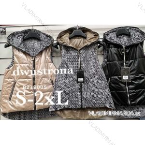 Women's Spring Reversible Hooded Vest (S-2XL) POLISH FASHION PMLB23B218005