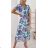 Women's Long Chiffon Short Sleeve Dress (S/M ONE SIZE) ITALIAN FASHION IMWGM23449