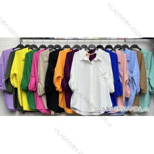 Women's Long Sleeve Shirt (XL/2XL ONE SIZE) ITALIAN FASHION IMWD23501