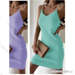 Women's Strapless Summer Dress (S/M ONE SIZE) ITALIAN FASHION IMWB23092